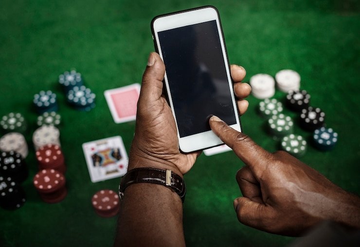 Live dealer blackjack studio with multiple camera angles broadcasting on anekatoto3 login